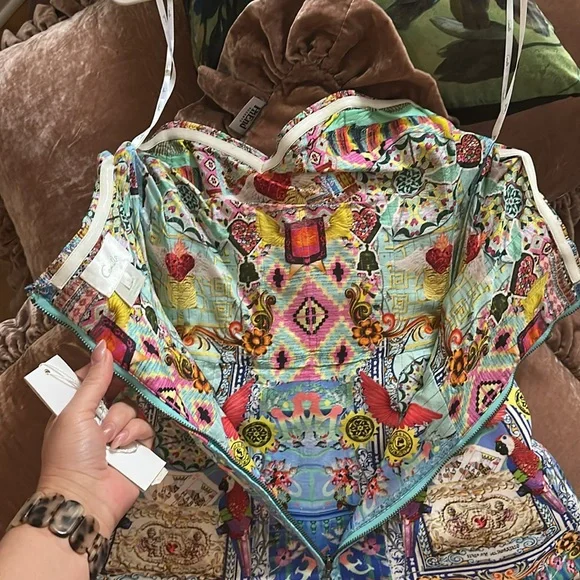 Camilla Multicolor Strapless Dress - Picture 10 of 12